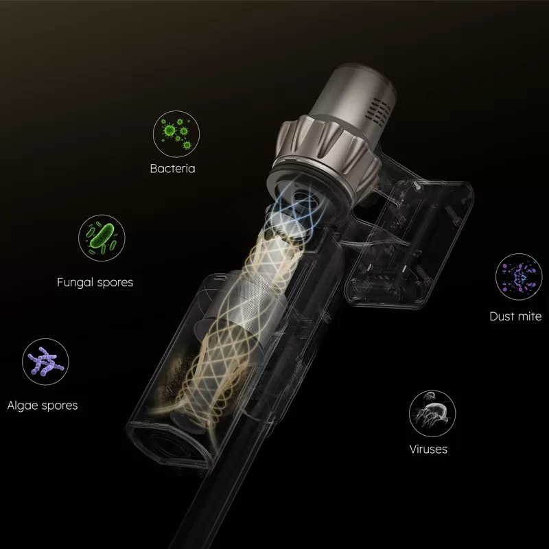 Highlights of DSV101 Stick Vacuum Cordless