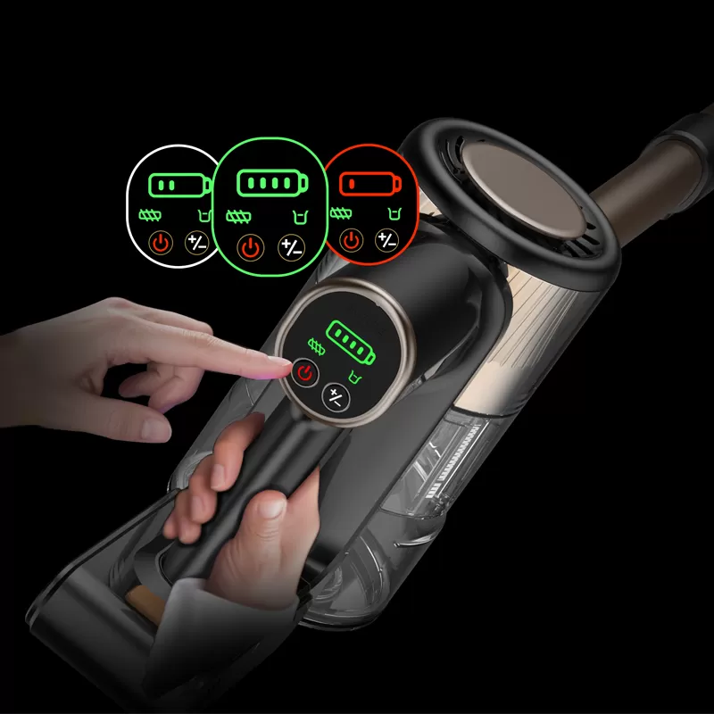 dsv802 stick vacuum cordless display screen