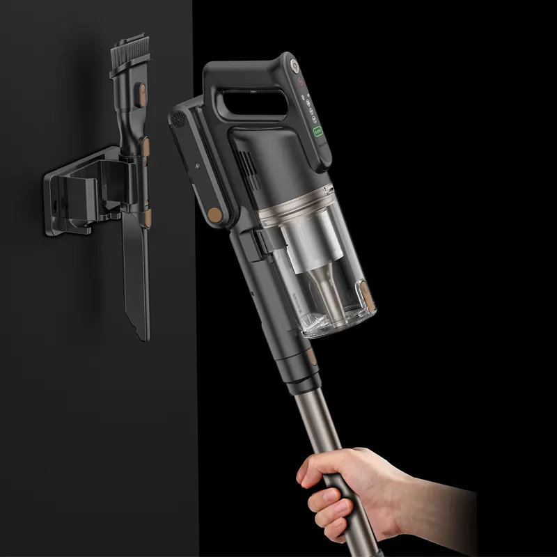 dsv901 stick vacuum cordless hanging rack scene