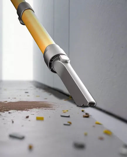 Easily clean corners and crevices