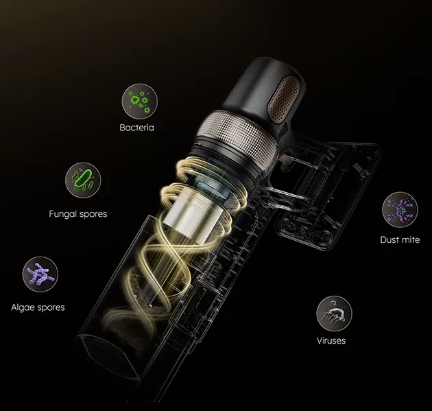 wintech dsv 113 stick vacuum filtration